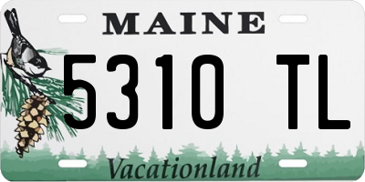 ME license plate 5310TL