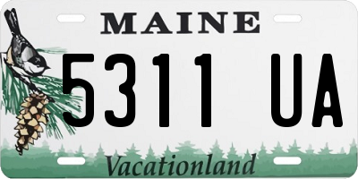 ME license plate 5311UA