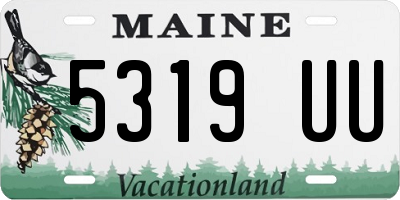 ME license plate 5319UU