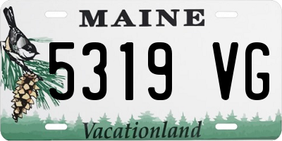 ME license plate 5319VG