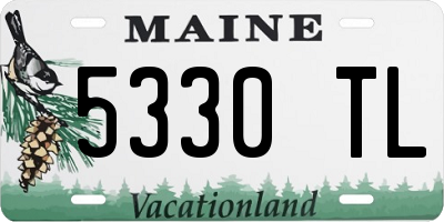 ME license plate 5330TL