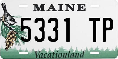 ME license plate 5331TP