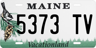 ME license plate 5373TV