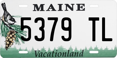 ME license plate 5379TL