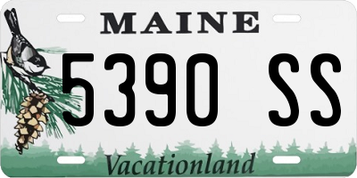 ME license plate 5390SS