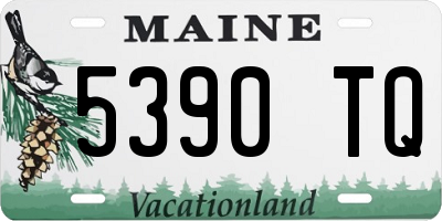 ME license plate 5390TQ