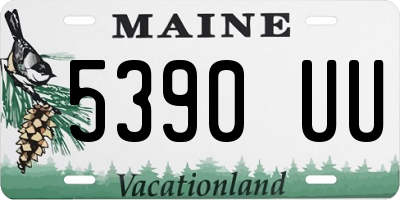 ME license plate 5390UU