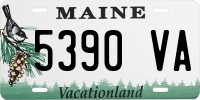 ME license plate 5390VA