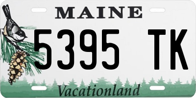 ME license plate 5395TK