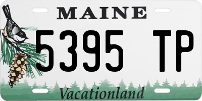 ME license plate 5395TP