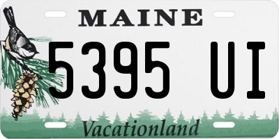 ME license plate 5395UI