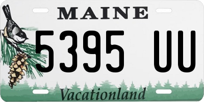 ME license plate 5395UU