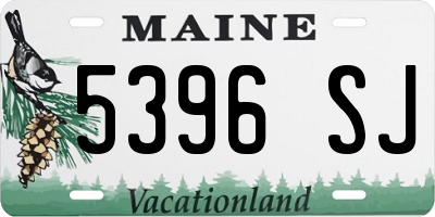 ME license plate 5396SJ