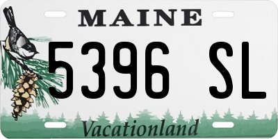 ME license plate 5396SL