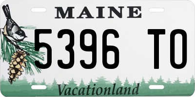ME license plate 5396TO