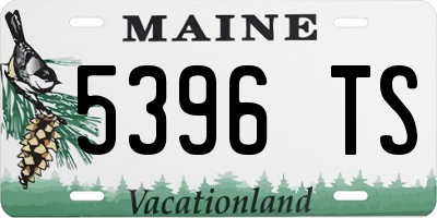 ME license plate 5396TS
