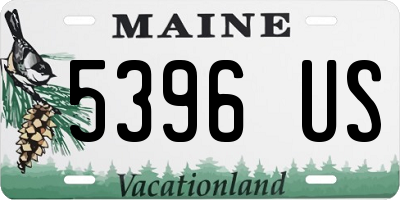ME license plate 5396US