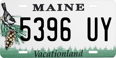 ME license plate 5396UY