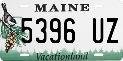 ME license plate 5396UZ
