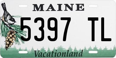 ME license plate 5397TL