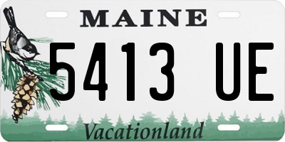 ME license plate 5413UE