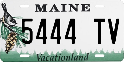 ME license plate 5444TV