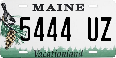 ME license plate 5444UZ