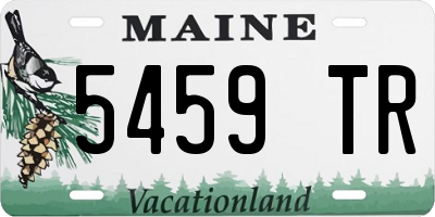 ME license plate 5459TR