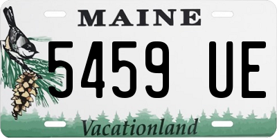 ME license plate 5459UE