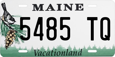 ME license plate 5485TQ