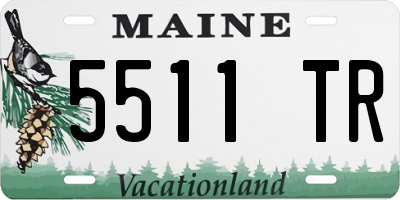 ME license plate 5511TR