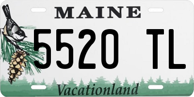 ME license plate 5520TL