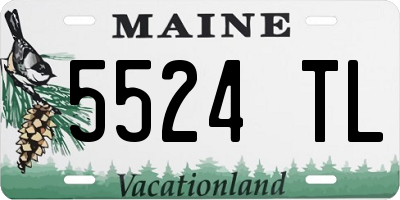 ME license plate 5524TL