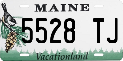 ME license plate 5528TJ