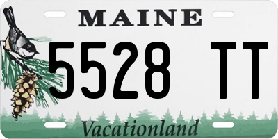 ME license plate 5528TT
