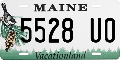 ME license plate 5528UO