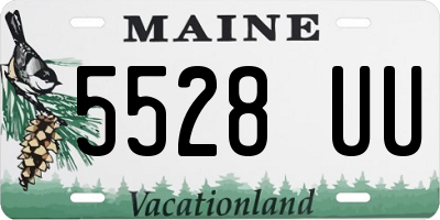 ME license plate 5528UU