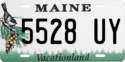 ME license plate 5528UY