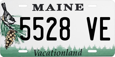 ME license plate 5528VE