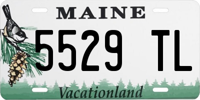 ME license plate 5529TL