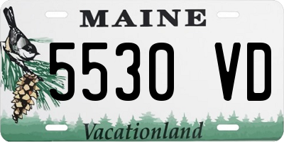 ME license plate 5530VD