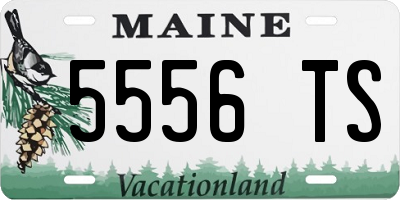 ME license plate 5556TS