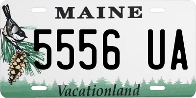 ME license plate 5556UA
