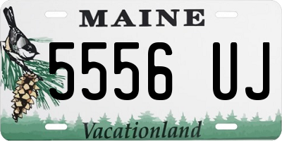 ME license plate 5556UJ