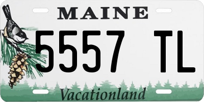 ME license plate 5557TL