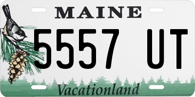 ME license plate 5557UT