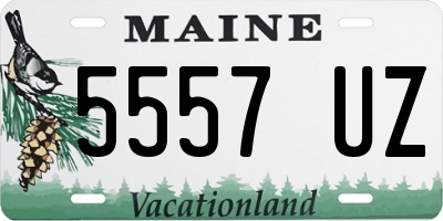 ME license plate 5557UZ