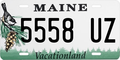 ME license plate 5558UZ