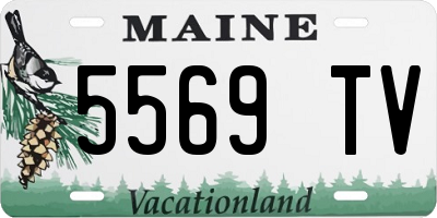 ME license plate 5569TV