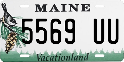 ME license plate 5569UU